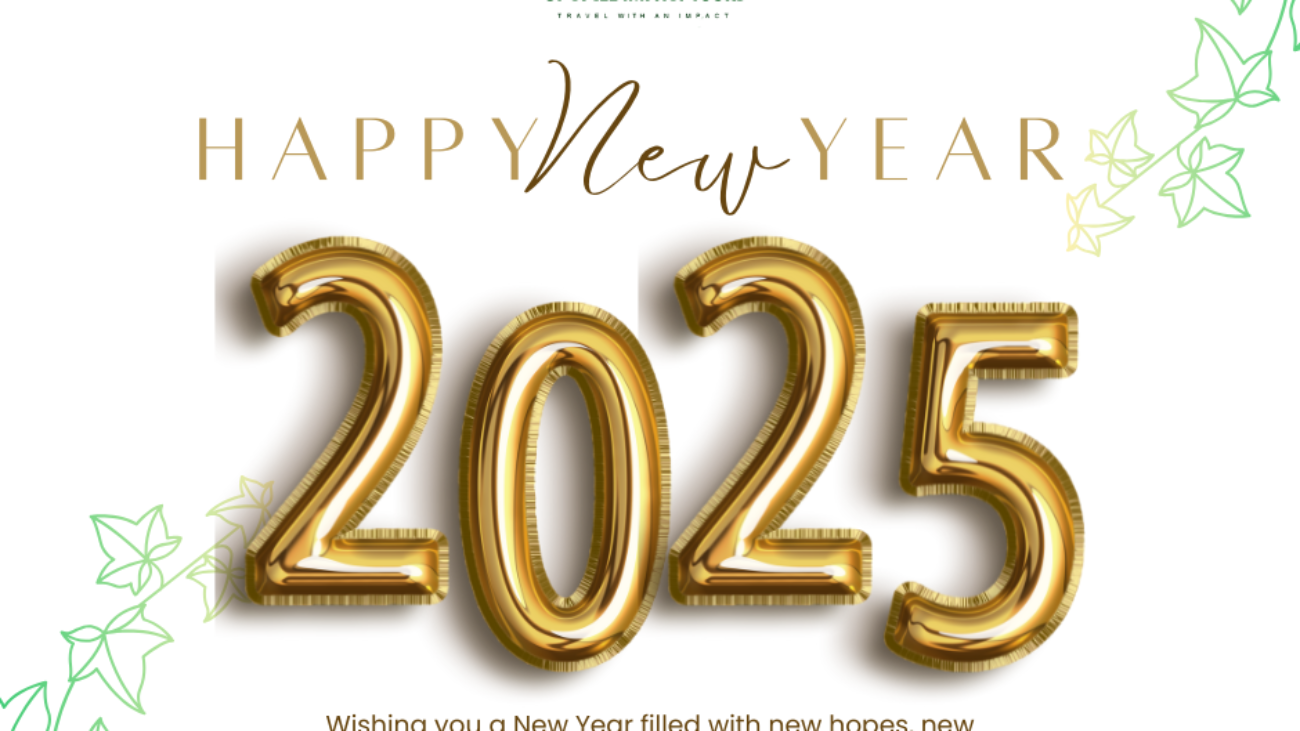 Cream Gold Elegant Minimalist New Year Greetings Facebook Post